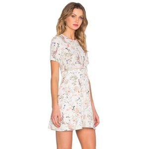 THE KOOPLES 🌿 BOTANIC FLORAL 100% Silk Dress Small